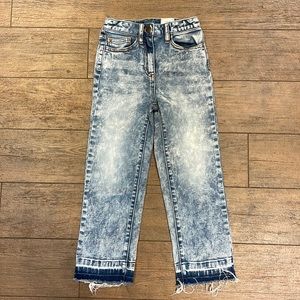 Crewcuts x Loeffler Randall / Clementine Jeans- Straight Leg, Size 8